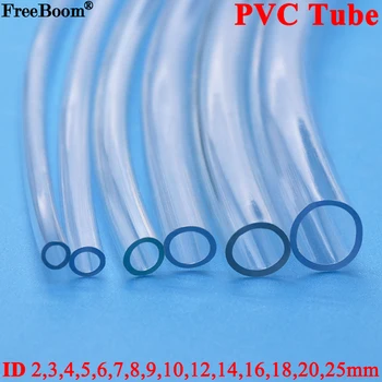 1 M / 3 m / 5 M Prozirne Plastične Cijevi Od PVC Cijev Oplemenjeni Vodene Pumpe 2 3 4 5 6 8 10 12 14 16 18 20 Unutarnji promjer 25 mm