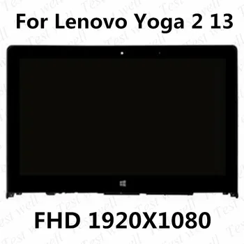 13,3-inčni LCD zaslon Osjetljiv na Dodir Digitalizator sklop B133HAN02.0 LP133WF2 SPA1 Za Lenovo Yoga 2 13 yoga2 13 LCD zaslon sklopa s okvirom