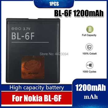 1pc 1200 mah Baterija BL-6F Za Nokia 6788 N78 N79 N95 6788 6788I BL 6F Litij-Polimer Baterija 0