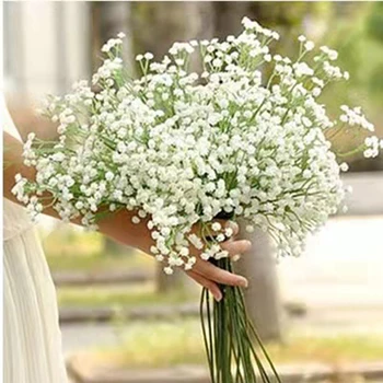 1pc 52 cm bijela umjetna гипсофила buket cvijeća vjenčanje je dan rođenja uređenje doma dvorište umjetno cvijeće