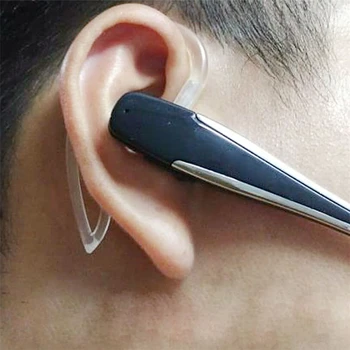 2 komada Prijenosni 6 mm 7 mm 8 mm 10 mm Bluetooth Slušalice Prozirni Silikon Uho Kuka Petlja Isječak Slušalice Uho Kuka Zamjena Pribora 3