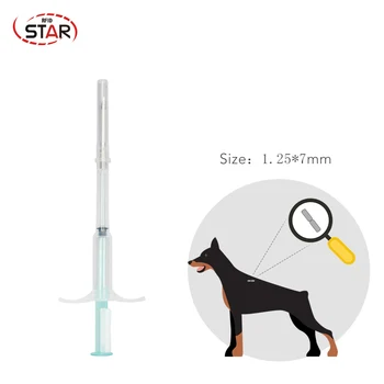 (20 kom./ lot) 1,25 * 7 mm EM4305 ISO11784 / 785 FDX-B rfid šprice za injekcije za životinje, the ugradnju šprice za praćenje mikročipova za kućne ljubimce