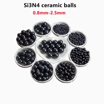 200шт Si3N4 keramičke kuglice Promjera 0,8 mm, 1 mm 1,2 mm 1,5 mm 1,588 mm 2 mm 2,381 mm 2,5 mm Keramičke pripadni ležaj od nitrida G5