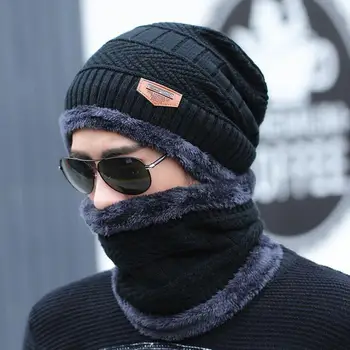 2019 nova zimska moda svakodnevni вязаная kapa muška plus baršun gusta topla kapa ulične ветрозащитные hladne kape