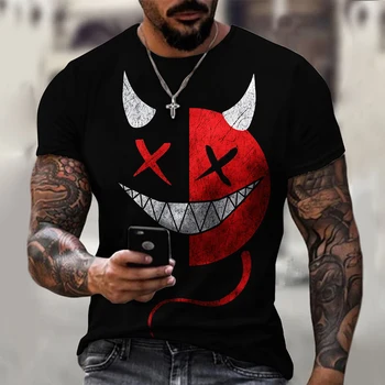 2021 novi trend majica sa 3D ispis XOXO, ljetna muška moda vanjski sportski casual košulja muška Majica okruglog izreza, Vrhovima 0