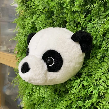 2021 Panda lovačke ukras lovac safari zidni ukras plišane igračke realan život za dječju sobu forest Zoo medvjed mačka