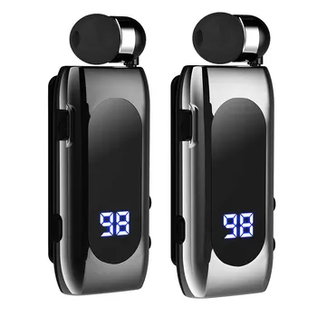 2022 K55 Bluetooth Slušalice 5,2 Žicom Bežični Clip-On Slušalice Podsjetnik Na Poziv Vibracija Poslovne Slušalice Slušalice Za Telefoniranje Bez Korištenja Ruku