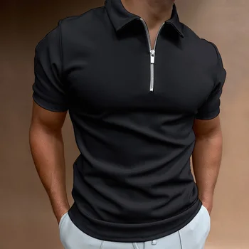 2022 Muške Luksuzne Ljetne Nove Polo Majice s Kratkim Rukavima, Prevelike Besplatne Majice Na Munje Visoke Kvalitete, Top, Američki Veličine S-3XL 0