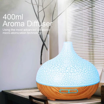 400 ml Ароматерапевтический Difuzor Zraka Xiomi Daljinski Upravljač Aromatičan Difuzor Stroj Eterično Ulje Ultrazvučni Magla Čaj