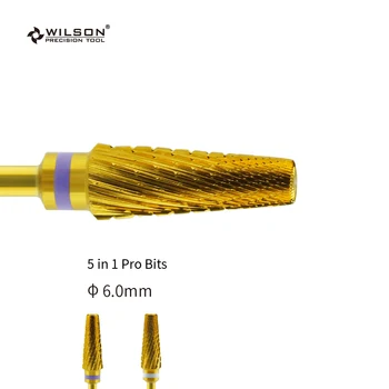 5 u 1 stručni твердосплавные bušilica za nokte WILSON Carbide Nail Drill Bit 0