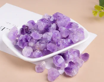 50/100 g Ametist je Prirodni Neobrađeni Kvarc Mali Klaster Liječeći Kamen Reiki Crystal Spot Uzorak Home Dekor Neobrađenog Kristala Minerala