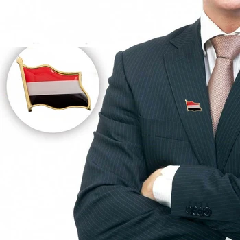 5PCS Igle Sa Zastavom Йеменской Republike Metalne Igle S Nacionalnom Zastavom Zemlje Vijori Ikonu 3
