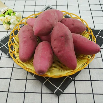8шт Visoka imitacija kojeg se provodi krađa identiteta umjetne slatkog krumpira i plastični lažna imitacija umjetnog model slatki krumpir