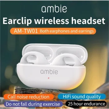 Ambie Sound Slušalice Koštano Vodljivost Intelektualni Bluetooth Dugi Vijek Trajanja Buke Sportski Prijenosni Audio Bluetooth Slušalica