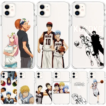 Anime Torbica Kuroko No Basket Za Appleov iPhone 12 11 Mini Pro Max XS XR X 8 7 6 6S Plus SE2020, Transparentna, Meka, prozirna Torbica Za Telefon
