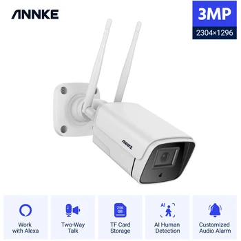 ANNKE W300 2K/3AMP Super HD Bežična IP Kamera Sigurnosti Audio AI Human IP66 Unutarnji Vanjski CCTV WiFi Kamera za video Nadzor 0