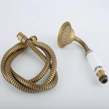 Antikni Mesing Ručni Tuševi Telefon Stil Kupaonica Ručni Tuš Mlaznica Za Tuširanje Sprej za Uštedu Vode Od 1,5 m Crijeva
