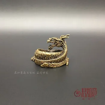Antički neto bakrena mini-pepeljara s zmaja Ovjes