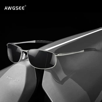 AWGSEE Muške Sunčane Naočale Za Vožnju, Polarizirane Sunčane Naočale U Aluminijskim Okvirima, Dizajnerske Sunčane Naočale U Sportskom Stilu, Sunčane Naočale UV400, Nijanse Vozača