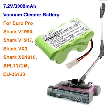Baterija za usisivač Cameron Sino 3000 mah za Euro Pro APL1172M, EZ-36120, Shark V1917, Shark V1950, Shark VX3, Shark XB1918