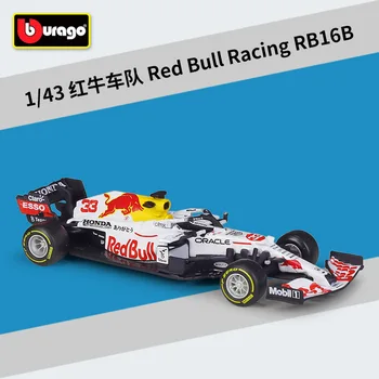 Bburago 1:43 Red Bull RB16B Mercedes-AMG W12 44 # Lewis Hamilton 77 # Валттери Боттас Simulacija Formule 1 Igračka model automobila od legure