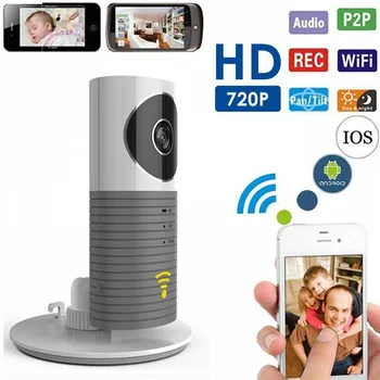 Bežična Kamera 720P HD, IP Kamera i IP-monitor Wifi Noćni Vid sigurnosti doma, Pribor za kućanstvo Sigurnost 0