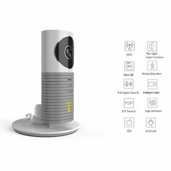 Bežična Kamera 720P HD, IP Kamera i IP-monitor Wifi Noćni Vid sigurnosti doma, Pribor za kućanstvo Sigurnost 1