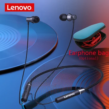 Bežične slušalice Lenovo HE05 Bluetooth5.0 s Magnetskim Шейным Ободком, Vodootporan Sportski Slušalice IPX5 s mikrofon sa redukcijom šuma