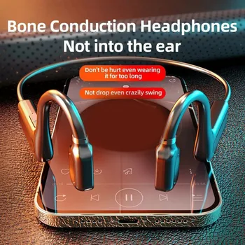 Bežične slušalice sa Koštane vodljivosti Bluetooth5.1 Slušalice Stereo Uho Kuka Sportske Slušalice za Oneplus Nord Oneplus 8 Pro 7 7T Pro 0