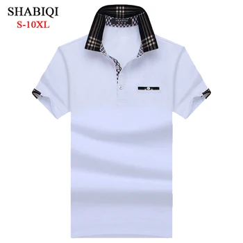 Branded Odjeću SHABIQI 2022New Muška Polo Majica Muška Poslovne i casual monotono muška polo majica Kratkih Rukava, Džepni Model polo majica