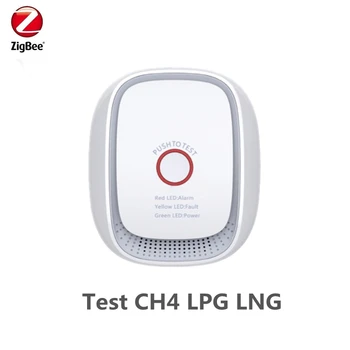 Detektor prirodnog plina Zigbee3.0 LPG, kompatibilan s SmartThings, Zipato, Home Gateway Assistant