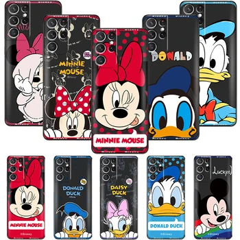 Disney Mickey i Minnie Mouse Za Samsung Galaxy 20 21 FE 22 Ultra Plus 5G S10 S10E Lite Plus 5G Torbica Za Telefon Mekana Ljuska