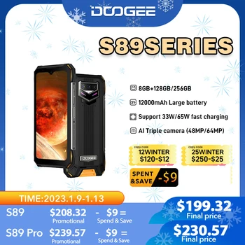 DOOGEE S89 serije Robustan Telefon 6,3 