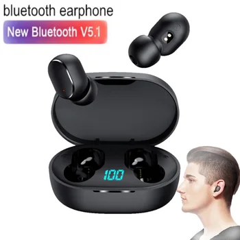 E6S TWS Fone Bluetooth Slušalice su Bežične Slušalice za Xiaomi Шумоподавляющая Bežična Bluetooth Slušalica s Mikrofonom Air Slušalice 0