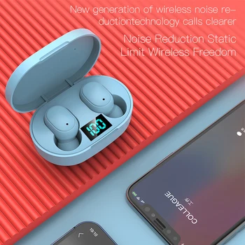 E6S TWS Fone Bluetooth Slušalice su Bežične Slušalice za Xiaomi Шумоподавляющая Bežična Bluetooth Slušalica s Mikrofonom Air Slušalice 4