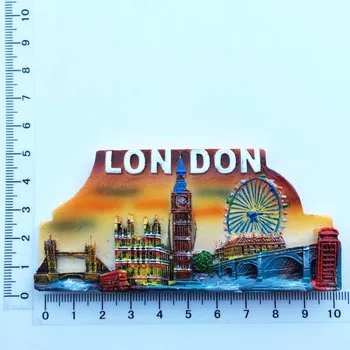 Europa je velika Britanija London Eye znamenitost zgrada Big Ben Zgrade Parlamenta Turistički Suvenir Magnet Za Hladnjak