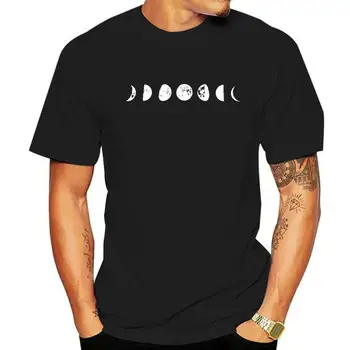 Faza Mjeseca t-Shirt Prostor Emo Indie Za Muškarce i Za Žene Odjeća Majica Top L224 Cool Svakodnevno ponos majica za muškarce Unisex Nova Moda