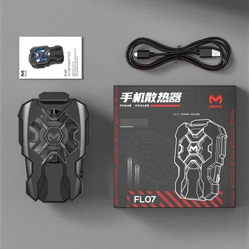 FL07 ABS Portable Gaming Ventilator za Mobilni Telefon s Baterijom za iPhone XS Android Univerzalni Hladnjak Hladnjaka za Radijator PUBG