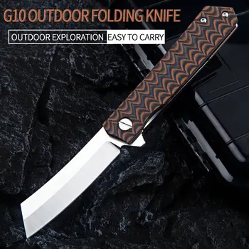 G10 nož na sklapanje vanjski nož za samoobranu višenamjenski alat nož za rezanje oštrim prijenosni nož isječak