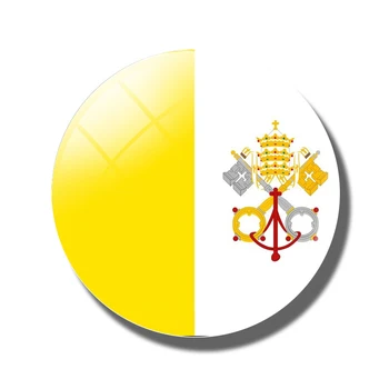 Grad Vatikan Država Zastava Magnet Za Hladnjak Suvenir 3d Glačanje Crni karton Magnete Za Frižider Staklena Magnetna Naljepnica Poklon za Učitelje