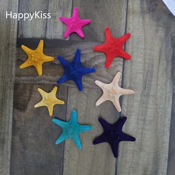 HappyKiss 2 kom. prirodne školjke Morske zvijezde ukras u obliku školjki u morskom stilu svadbeni kolač na par morska zvijezda 3-5 cm boja morska zvijezda 0