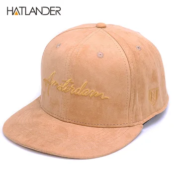 HATLANDER, Običan kape šeširi za sunce, Ženske kape s vezom u stilu hip-hop, muške i ženske smeđe sportske kape na otvorenom, повседнев