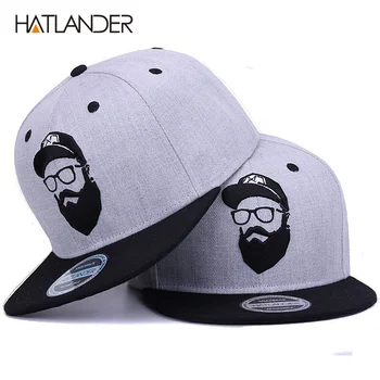 [HATLANDER] Originalni siva cool kapu u stilu hip-hop, muške i ženske kape, berba bejzbol kape s vezom i likovima, gorras planas, kapu s kostima