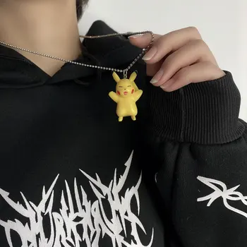 Ins slatka crtani ogrlica u Japanu i Južnoj Koreji crtani Pikachu privjesak novi dugačak džemper lanca u jesen i zimu