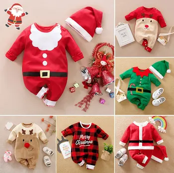 Jesensko-zimska dječje jedan komad Odjeće S Dugim Rukavima, Božićno Odjeća, Kombinezon Za Novorođenčad, Svečana Odjeća za Halloween