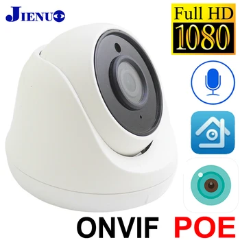 JIENUO POE IP Kamera 1080P HD Cctv video Nadzor Ugrađeni Mikrofon za Noćni Vid, Infracrvena Video H. 265 AI Home Dome Kamera 0