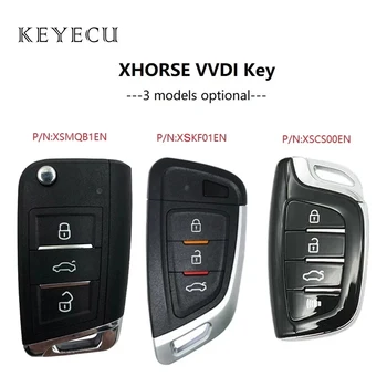 Keyecu Univerzalni Pametan Beskontaktni Daljinski Auto Privjesak za Ključeve VVDI VVDI2 Key Tool XSKF01EN XSMQB1EN XSCS00EN Engleska verzija 0