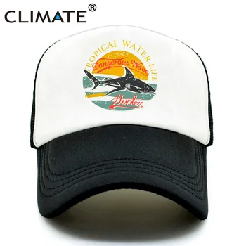 Klima morski pas obali kamiondžija šešir kape podvodni lov surfanje muške kape hip-hop ljetima mreže Bejzbol kape za muškarce žene 0