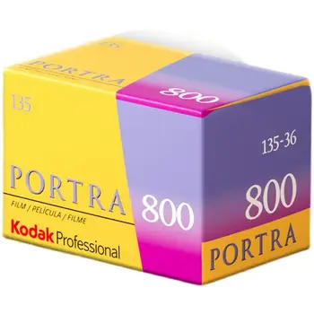 Kodak Professional Portra 800 Boja negativna film 35 mm film 135 Profesionalna boja negativna film (Rok trajanja: 1.2024)