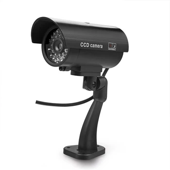 Lažni Lutka Pametna Kamera Metak je Vodootporni Vanjski Unutarnji CCTV Nadzorne Uz Treptanje Crvenog Led Besplatna Dostava 0